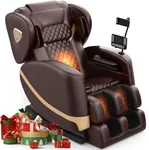 FURNIMAT 2025 Upgrade Massage Chair, Full Body Massage Chair with 10 Fix Points, Heating, Foot Massage, Auto Modes, Bluetooth Speaker, Touch Screen Controller, Zero Gravity Home Office