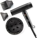 BaBylissPRO High Speed Nano Light Digital Hairdryer with Auto Dual Voltage, Compact Blow Dryer, Includes Concentrator Nozzle, Straightening Pic, & Diffuser