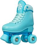 Crazy Skates Soda Pop Adjustable Roller Skates for Girls and Boys - Adjusts to fit 4 Shoe Sizes - Magic Mint (Glitter Teal) (Size: Small | j12-2)