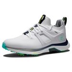 FootJoy Men's Hyperflex Carbon Golf Shoe, White/Charcoal/Teal, 9 UK