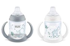 NUK Learner Cup, 5oz, 2-Pack, Elephant/Zebra