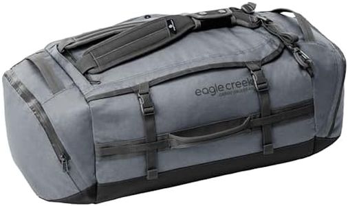 Eagle Creek Cargo Hauler Folding Duffle Bag for Travel - Durable and Water-Resistant, with Tuck-Away Backpack Straps, U-Lid & Quick-Access End Pockets, Multicolor, 60 L US