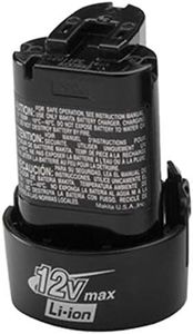 Makita BL1014 12V Max Lithium-Ion Battery , Black , pocket size