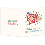 Large Farewell Greeting Card, 11x17.3 Inch Jumbo Going Away Cards Farewell Funny Leaving Card Goodbye Good Luck Card Retirement Card Gift for Coworkers Friends Women Men