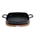 All-Clad E265S264 Enameled Cast Iron Grill Pan