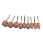 Carving Expert 9pcs Abrasive Mounted Stone for Dremel Rotary Tools Grinding Stone Wheel Head for Dremel Accessories 1/8 Inch Shank