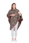 PregNFeed Nursing Cover for Breastfeeding Multi Use Poncho Style Scarf with Buttons, Cotton Feeding Apron Breathable for Pre & Post Pregnancy