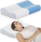 FOVERA Cervical Pillow for Neck Pain | 2 Years Warranty | for Spondylitis Neck & Shoulder Pain, Orthopedic Memory Foam Pillow for Sleeping, King, 24 x 15 x 4.5 Inch, White Jacquard, Pack of 1