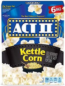 ACT II Kettle Corn Microwave Popcorn Bags, 6-Count (Pack of 6)