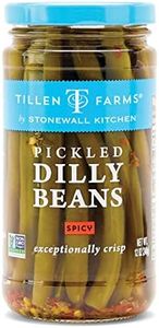 Tillen Farms Pickled Hot & Spicy Dilly Beans, 12 oz