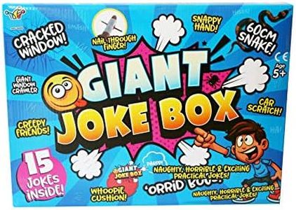 D.A.Y. Republic Caja de juego clásica de bromas prácticas horribles, kit de broma de acción para niños para bromas amistosas para familiares y amigos, juego basado en trucos para niños y niñas de 6