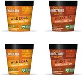 Wild Zora Vermicelli Noodle Soup - Instant Cup of Soup Snack w/Sweet Potato Glass Noodles, Gluten Free Soup Made w/Real and Traditional Soup Ingredients, Grain-Free - Vegan (4-Pack)