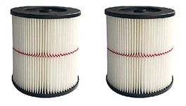 Nispira Replacement HEPA Filter Compatible with Craftsman Wet/Dry Vacs Vacuum. Compared to Part 9-17816. 2 Filters