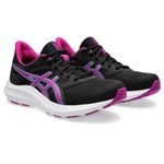 Asics Women's JOLT 4 Sneaker, Black Bold Magenta, 5 UK