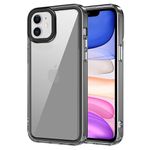 Zapcase Back Case Cover for iPhone 11 | Compatible for iPhone 11 Back Case Cover | 360 Degree Protection | Case Cover for iPhone 11 with Camera Protection | (TPU + PC | Translucent Black)