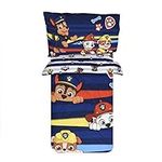 Paw Patrol Peeking Pups, 3-Piece Toddler Bedding, Comforter And Sheet Set, Fits Standard Crib Sized Mattress