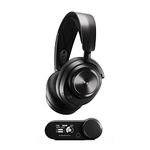 SteelSeries Arctis Nova Pro Wireless - Multi-System Gaming Headset - Premium Hi-Fi Drivers - Active Noise Cancellation - Infinity Power System - PC, PS5, PS4, Switch, Mobile