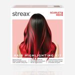 Streax Hair Colour Highlight Kit | Scarlet Red - Pack of 1 | Enriched With Walnut & Argan Oil | For Women | Rich, Vibrant, Easy to Use, DIY Application