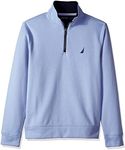 NAUTICA Men's Solid 1/4 Zip Fleece 