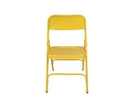 Grandwill Carbon Steel Trendy Folding Chair For Home/Study Chair And Restaurant Chair (Yellow)