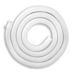 KI 2 Meter Waste Water Drain Outlet Pipe | Washing Machine Outlet Hose Pipe - White (Pack of 1)