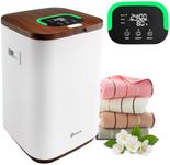 Qumox Towel Warmer Bucket, Large Towel Warmer with 3 Heating Modes, Heat Time 30/45/60 Min Adjustable and Up to 24 Hour Delay Timer, Towel Heater for Oversize Bathrobes Blankets