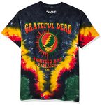 LIQUID BLUE Men's Grateful Dead-Montego Bay T-Shirt, Tie Dye, Medium