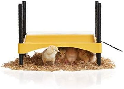 Brinsea Ecoglow Safety 600 Chick or Duckling Brooder, Adjustable Height & Angle Brooder Plate for 20 Chicks, Ideal for Chicken Coops Poultry Heating with Safety Indicator, 12 Watts