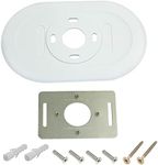 Thermostat Wall Plate Compatible with Google Nest Thermostat 2020 Trim Kit Accessory Fingerprint Resistant Decoration Bracket Mount