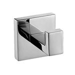 Flybath Coat Hook SUS 304 Stainless Steel Mirror Polished Towel Robe Hooks Square Bathroom Accessories Wall Mounted