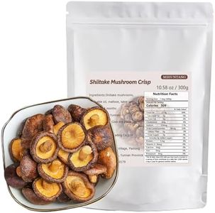 Shiitake Mushroom (10.58 Oz Bag) Shiitake Mushroom Crisp Snacks Crispy Mushrooms