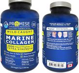 Promise Marine Collagen 2,000 mg of Peptan per day Bioactive Marine Collagen Peptides. For Hair, Skin, Nails, Joints, Bones and Digestive Health. Extra Strength 500 mg each capsule 230 Veggie Caps