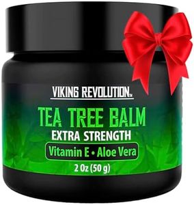 Viking Revolution Tea Tree Oil Cream - Super Balm Athletes Foot Cream - for Eczema, Jock Itch, Ringworm, Nail Treatment - Soothing Skin Moisturizer for Itchy, Scaly, Cracked Skin, 2 Ounce (Pack of 1)