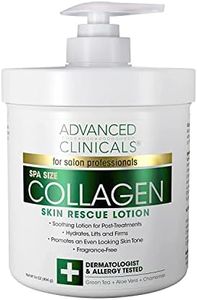 Advanced Clinicals Collagen Skin Rescue Lotion 16 oz 454 g