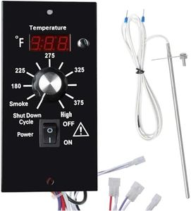 Digital Thermostat Kit Compatible with Traeger Pellet Grills BAC200 BAC388 BAC389 BAC382 Replacement Parts with LED Display Temperature Control Panel & 7" RTD Temperature Sensor Probe BAC236 BAC283