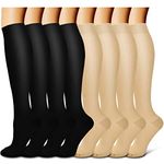 Compression Socks for Men and Women - Best for Running, Athletic Sports, Varicose Veins, Travel