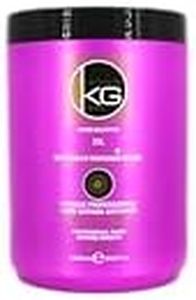 KERAGOLD PRO Masque pour Cheveux Secs/Rebelles/Difficiles à Lisser à la Keratine/Protéines de Soie, 1000 ml