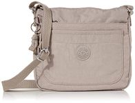 Kipling Sebastian Crossbody Bag Bold Purple, gray, 9"L x 8.5"H x 1.75"D