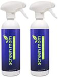 Screen Mom Screen Cleaner Spray (32oz) 2 x 16oz Bottles - TV Screen Cleaner, Computer Screen Cleaner, for Laptop, Phone, Ipad - Computer Cleaning kit Electronic Cleaner - 2 Microfiber Towels Included