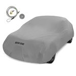 Motor Trend 4-Layer 4-Season Waterproof Car Cover All Weather Water-Proof Outdoor UV Protection for Heavy Duty Use Full Cover for Cars Up to 190"