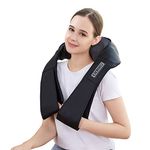 LAOBEN Neck Massager with Heating, Bi-Directional Kneading, Deep Tissue Massage, Back and Shoulder Massager with Massage Rollers, Relaxes Neck Muscles, Gift for Mum, Dad and Friends.