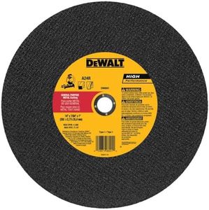 DEWALT 14" Chop Saw Blade, Metal Cut-Off Wheel (DW8001)