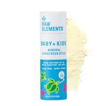 Raw Elements Baby + Kids SPF 30 Organic Sunscreen Lotion Stick Non-Nano Zinc Oxide, Reef-Safe, Cruelty-Free, Gentle and Moisturizing, Zero Waste Tube, 1oz