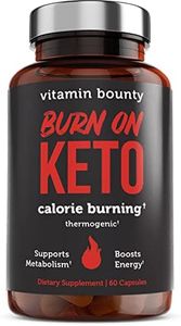 Vitamin Bounty Burn On Keto Multivitamin – Keto-Specific Nutritional Support with Magnesium, Potassium, and MCT for Energy, Cramp Relief, and Nutrient Optimization - 60 Capsules