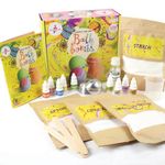 Kalakaram DIY Bath Bombs Making Kit - Craft 4 Rejuvenating Bath Bombs Using Exotic Essential Oils (Jojoba, Lemongrass, Lavender and Vanilla), Epsom Salt with Benefits Like Relieving Muscle Pain, Alleviating Stress and Many More, DIY Kit for Kids, Activity Kit for Kids