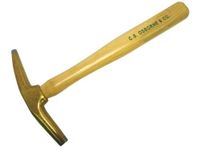 C.S. Osborne 7 Oz Bronze Magnetic Upholstery Hammer Mallet, Hickory Handle