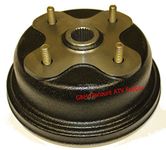 QUALITY Right Rear Brake Drum Hub for Yamaha YFM 350 Big Bear 400 Kodiak (replaces OE 4GB-2531E-00-00)