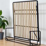 Wallbedking - Murphy Bed - Classic Horizontal Wall bed - Fold Up - Space Saving Folding Bed Frame - Pull Down (190cm x 135 cm)