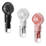 3Pack Misting Fan Portable Handheld Fan Rechargeable Personal Mister Fan, 4-Speed Wind Speed USB Rechargeable Office Outdoor Camping Hiking Electric Spray Fan.