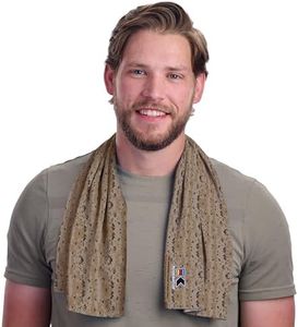 KOOLGATOR Dual Purpose Cooling Towel – UPF 30 Sun Protection, Chemical-Free Evaporative Cooling for Hot Weather, Sports, Workouts & Outdoor Activities, Marpat/Digital Like Camo, 5 Pack